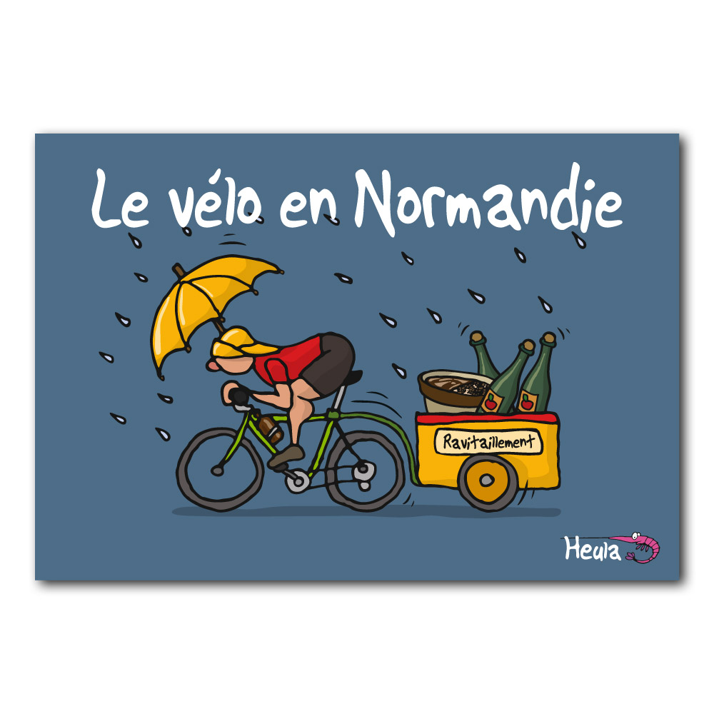 Heula - Le vélo Carte Postale
