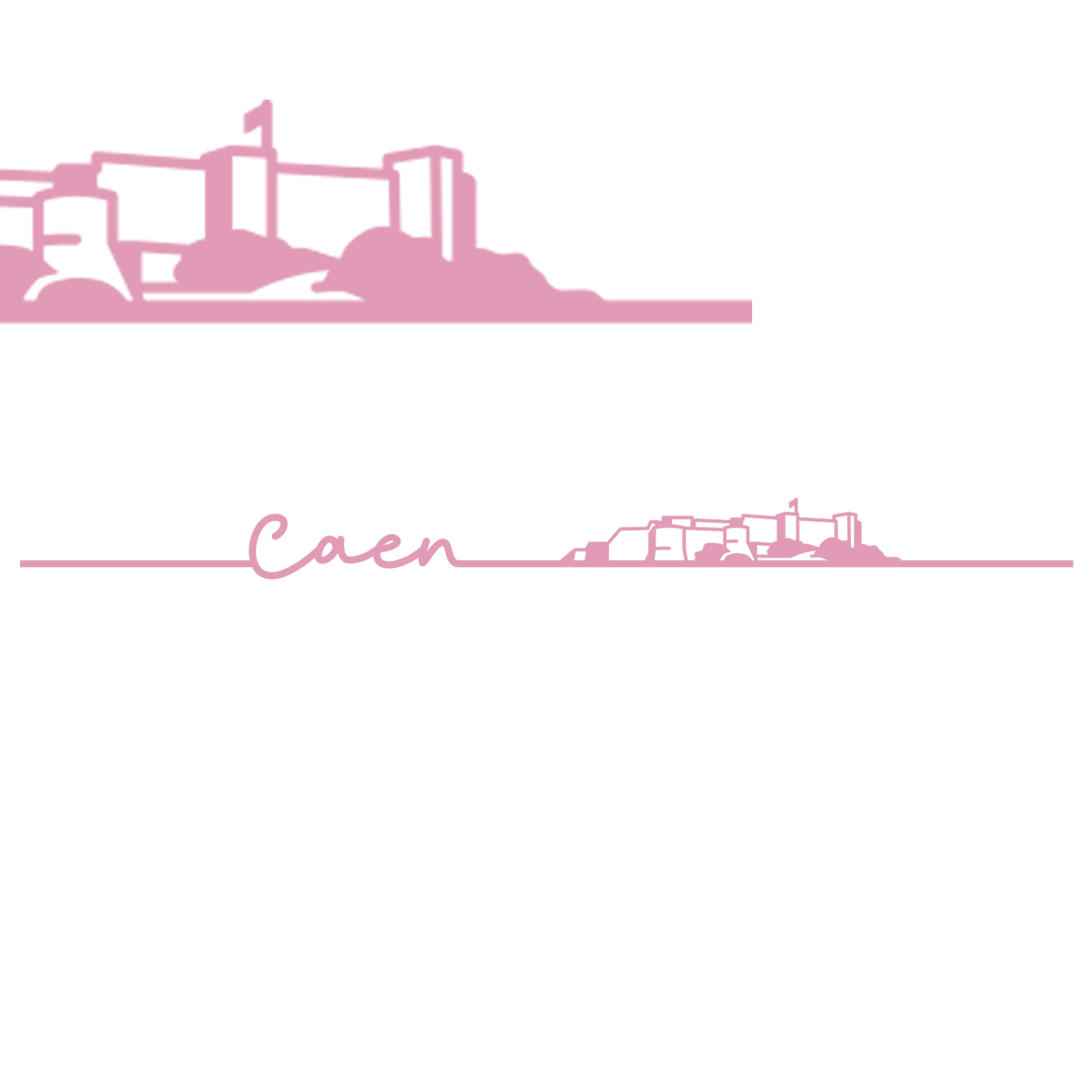 Caen - dition limite millnaire de Caen - Rose